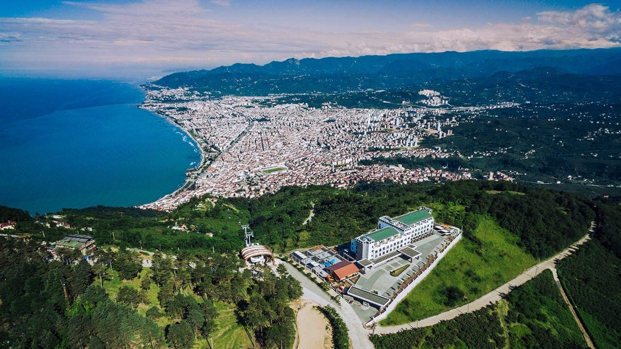 Aerial view of Radisson Blu Hotel in Ordu, Turkey
