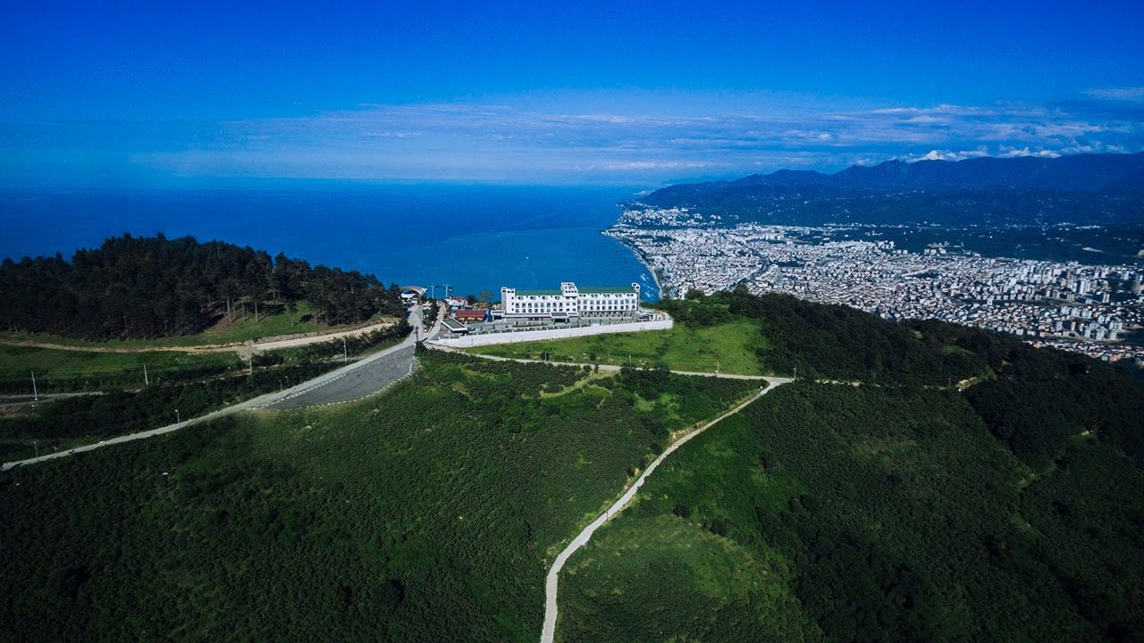Aerial view of Radisson Blu Hotel in Ordu, Turkey